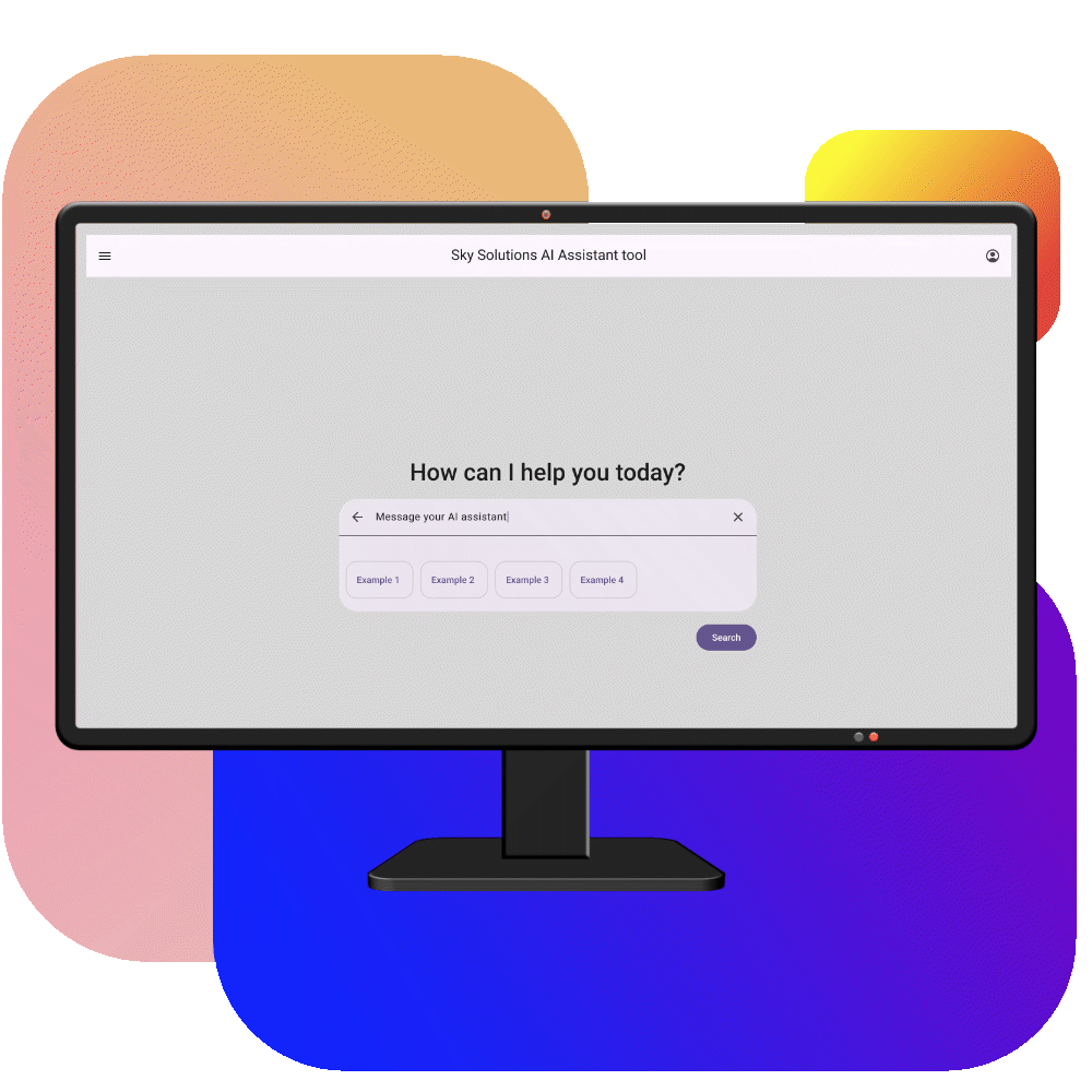 a preview image of the BTP application. It shows the browser application on a monitor